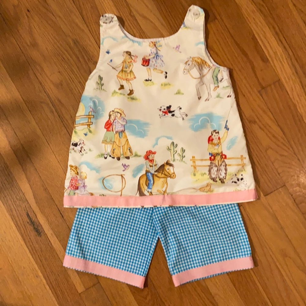 WHIMSICAL 2 piece boutique outfit size 5